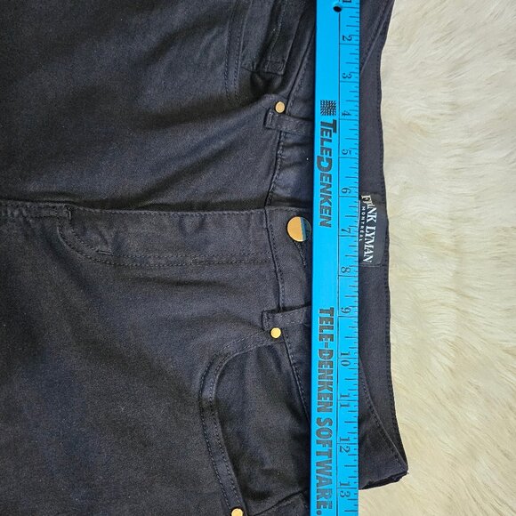 Frank Lyman Women’s Black Embroidery Legs Pants Size M - Picture 5 of 10